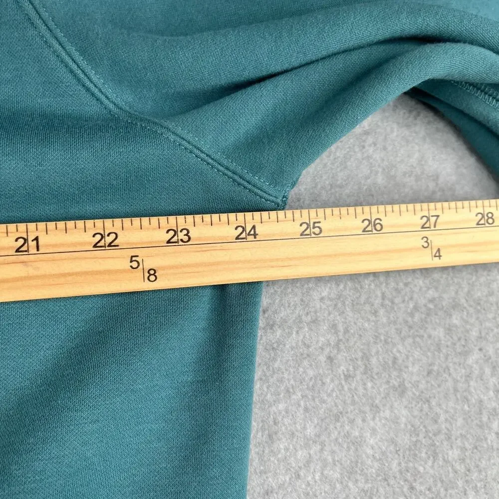 Fabletics Sweater XL Green Crew Neck Long Sleeve Casual Pullover Logo Men